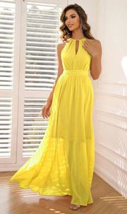 yellow dress