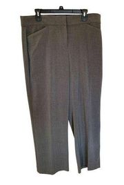 Briggs grey pants trousers women's 16 short NWT