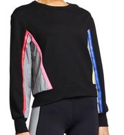 NWT  Colorblock Sweatshirt with Reflective Trim