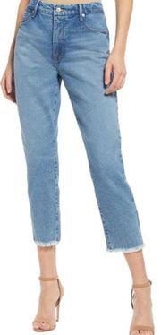 Good Girlfriend Frayed Med Washed Jeans Size 8/29 New