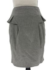 French Connection Peplum Straight Pencil Skirt