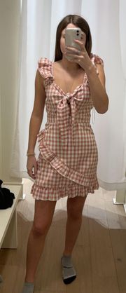 Pink Gingham Dress 