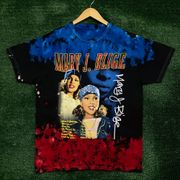 Urban Outfitters Mary J Blige 90s Style tiedye Rap tshirt size large