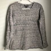 Tommy Bahama Woman’s Small Wool Cashmere Blend Marled Taupe Sweater