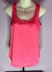 𝅺MATERIAL Girl Sheer Pink Tank Blouse Size XS