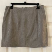 Wild Honey Mini Skirt size L brand new with tag color silver