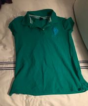 Green polo shirt