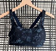 low impact sports bra floral