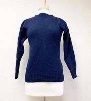 Isabel Marant Wool and Cashmere Sweater Navy Size 38
