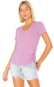 Revolve Lavender Cinch Side Tee Shirt