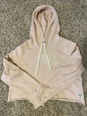 Blush Pink Cropped Hoodie