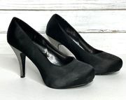 Unlisted Flawless Platform Heels Black Silver Shoe Size 10