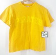 PITTSBURGH PIRATES x 47 VINTAGE TUBULAR Baseball Crop Top Adult Size Small NWT