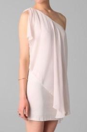 Alice + Olivia | One Shoulder Flow Dress Baby Pink