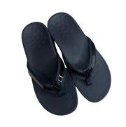VIONIC Women's 9W Hightide Platform Flip Flop Thong Sandal Black Patent Leather