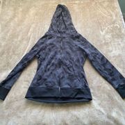 Zyia Active Women’s Camo Print Long Sleeve Full Zip Jacket