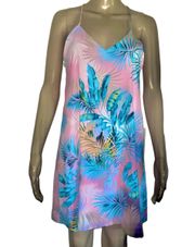 Tropical Leaf Print Dress