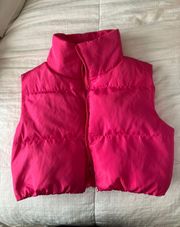 Pink Puffer Vest