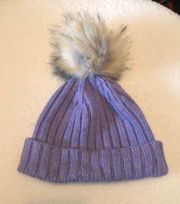 J. Crew Women’s Ribbed Pom Pom Hat