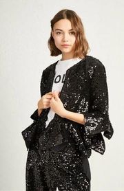 Alodia Sequin Cropped Jacket 12