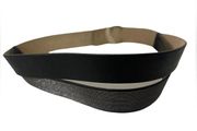 Brunello Cucinelli Black Leather Monili Belt