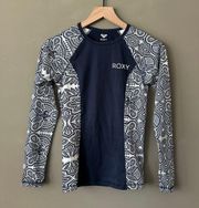 Roxy Navy Rash Guard - Small