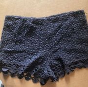 Crochet shorts