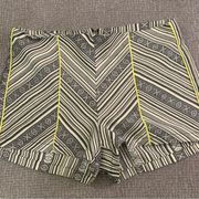 Billy by Flying Tomato Black Gray Yellow Shorts Size Large