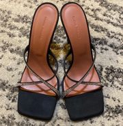 Adriana Crystal Slide Sandal Size 38.5