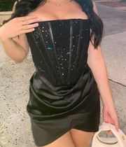 Black elegant sparkly dress