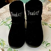 Black Sequined  Boots