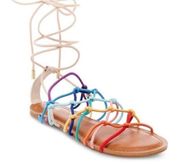 Rainbow Lace Sandals