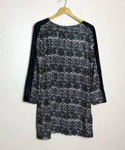 Black Mossimo Printed Dress Size M Like New