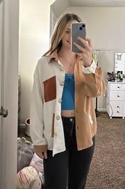 Colorblock Shacket