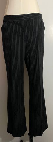 Black Stripped Pants