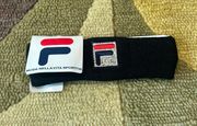 NWT  Black Athletic Terrycloth Sweatband Headband One Size Unisex