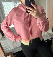 Superdown Women’s Medium Pink Cropped Hoodie