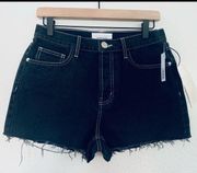 Current/Elliot the ultra high shorts Conary with cut hem size 28 NWT