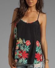 Ella Moss Revolve Tropadelic Floral Tank Silk