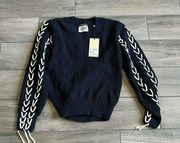 Scotch and soda lace up sweater