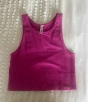 Pink high neck  top