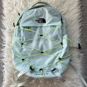 The North Face Borealis Backpack in Skylight Blue/LED Yellow