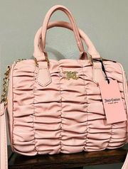 Juicy couture run the world satchel pink diamond