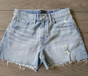 NWT Lucky Brand shorts denim jean Relaxed fit size 2 / 26. New