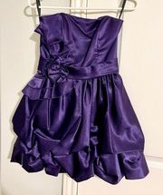 Elegant Purple Mini Dress Size 5