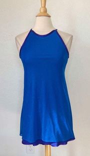 Vintage 90’s Blue Reversible Cocktail Dress