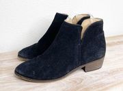 splendid black suede modern booties size 8