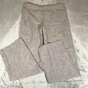 Chico’s Crossdye Linen Saba Pant Size 2 Gray