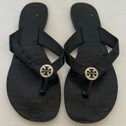 Thora Thong Sandals Black size 9