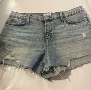 HUDSON Light Wash Denim Jean Shorts size 30